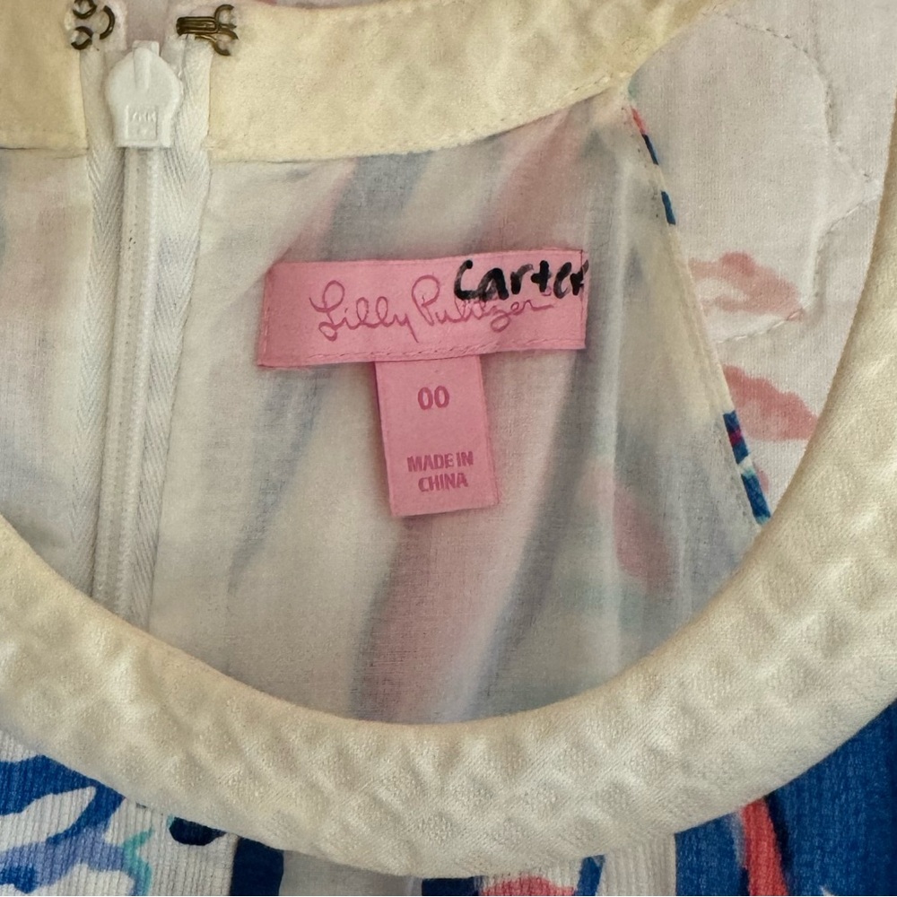 Halter style Lilly Pulitzer sailboat dress. - Picture 2 of 3